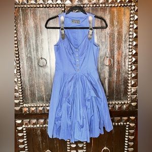 🖤 All Saints 🖤 Vintage Blue Melody Parachute Dress RARE!!!